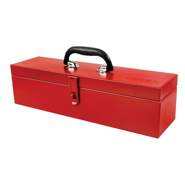 Urrea Urrea Metal Tool Box, 5493, 18"L X 4-3/4"W X 4-3/4"H, 24 Sheet Gauge 5493